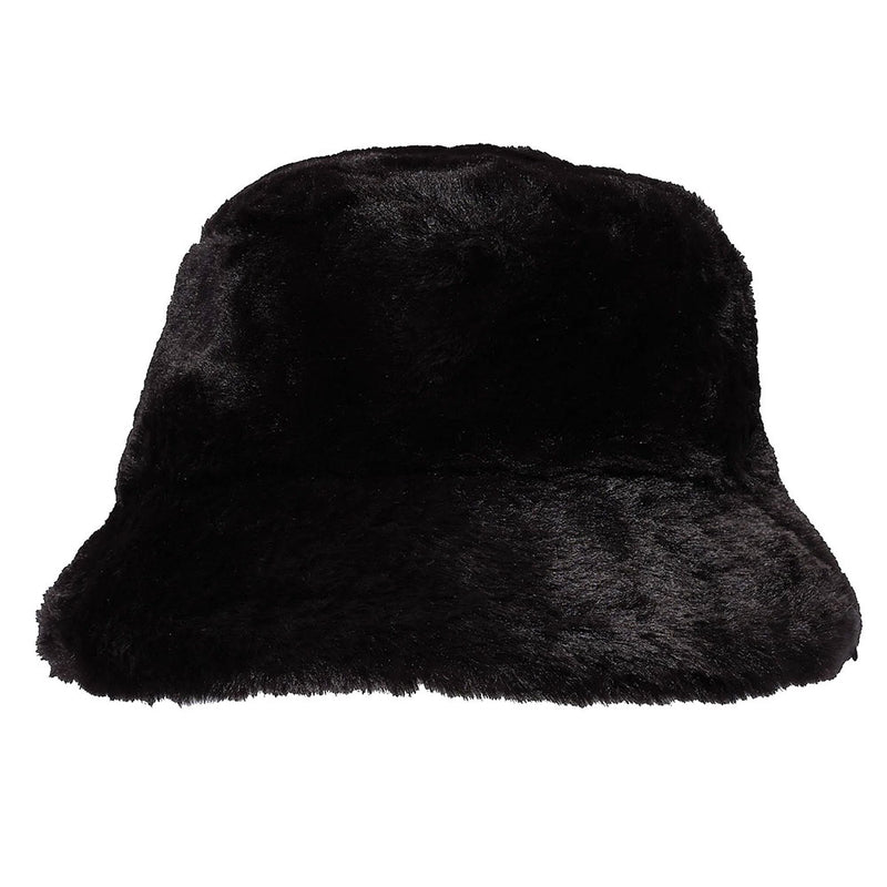 Echo Design Faux Fur Bucket Hat Women's Clothing Black