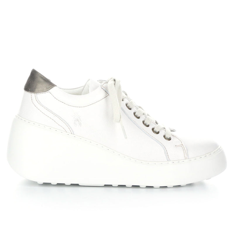 Fly London Dile 450 Wedge Leather Sneaker Shoes
