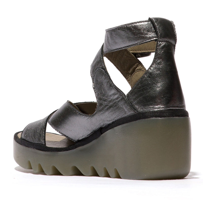Fly London Byre410 Wedge Sandal Womens Shoes 