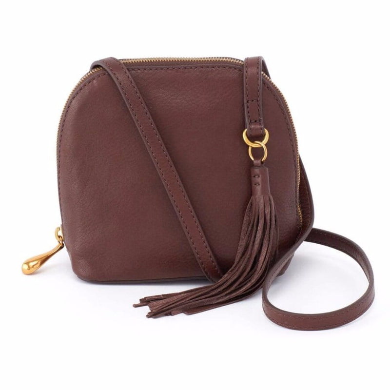 Hobo Nash Crossbody Velvet Hide Bag (SO-82225) Handbags Walnut