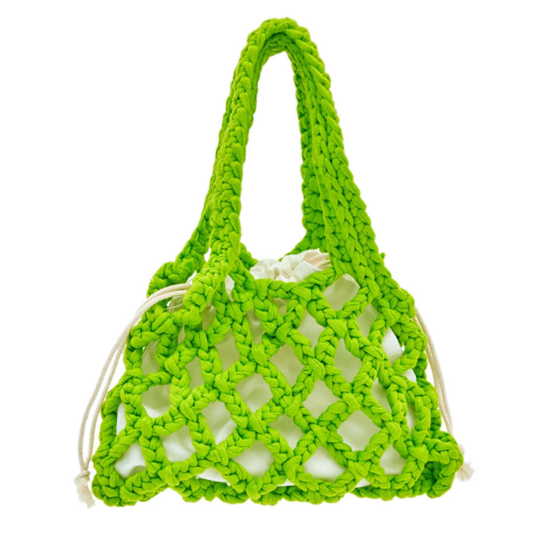 jetty home Braided Micro Crochet Bag Handbags Green