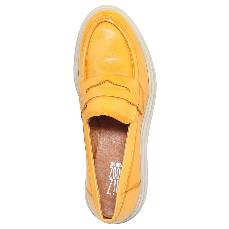 Miz Mooz Legend Chunky Platform Loafer Womens Shoes 
