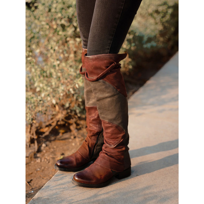 Miz Mooz Novel Womens Knee High Leather Heeled Boot