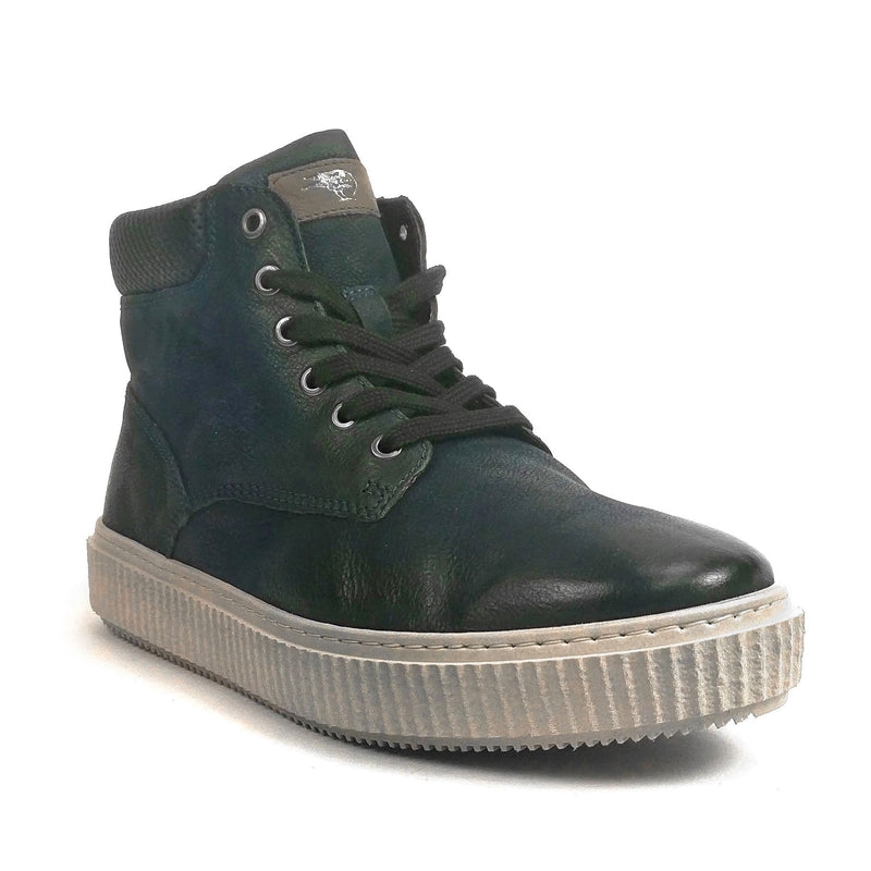 MJUS Men's Sewall Leather Comfy Urban High Sneaker | Simons Shoes