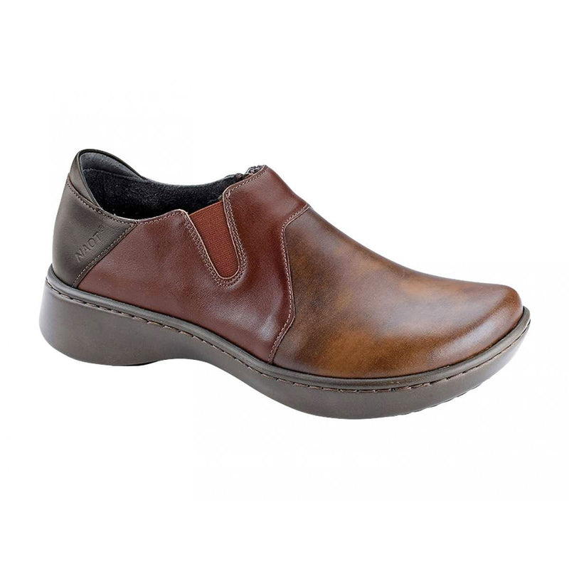 Naot Lenok Slip On Shoe (25048) Womens Shoes Pecan Brown/Toffee Brown Leather