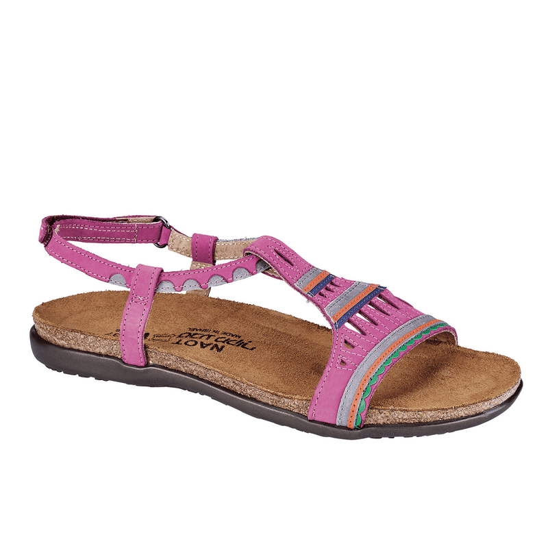 Naot Odelia Sandal (7409) Womens Shoes Pink Plum/Vintage Slate
