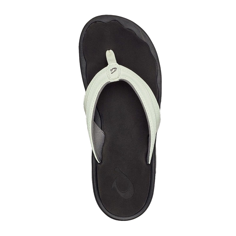 Olukai Ohana Flip Flop Womens Shoes White/Black