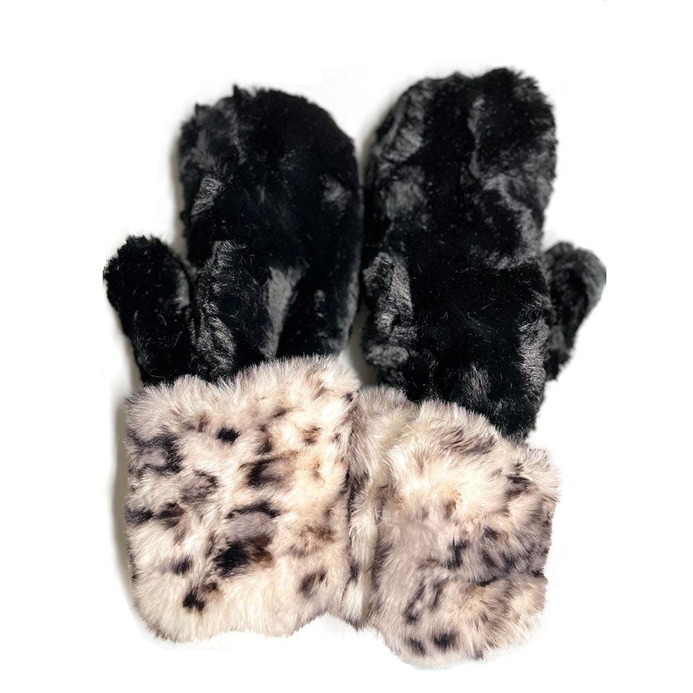 Pandemonium Royal Opulence Faux Fur Cuff (F964) Accessories snowleopard