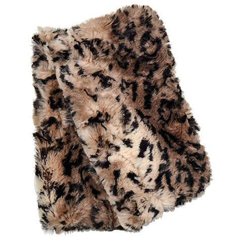 Pandemonium Faux Fur Fingerless Gloves Women's Clothing Carpathian Lynx (F836)