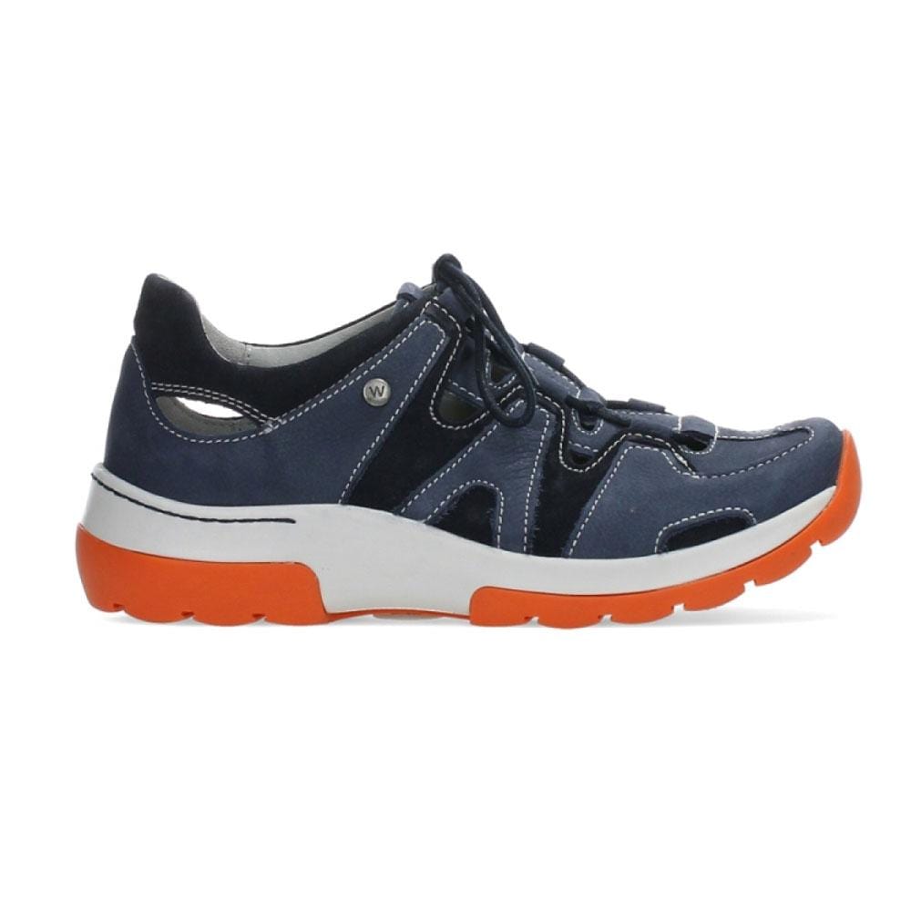 Wolky Nortec Sneaker (3028) Womens Shoes 11.820 -Denim/Orange