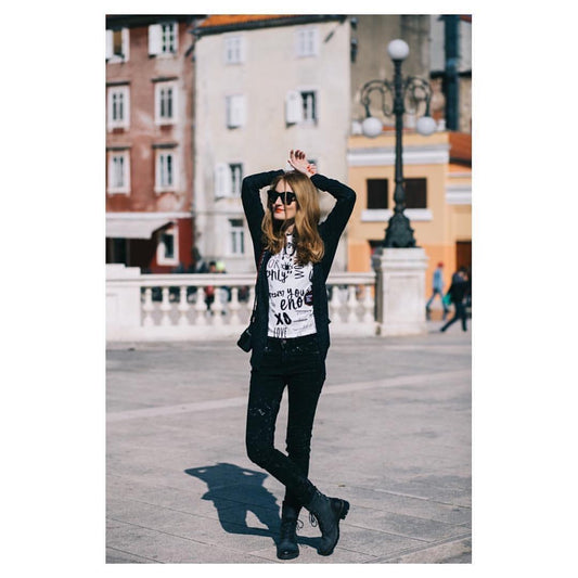 women standing in mjus combat boots