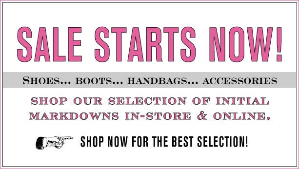 SALE STARTS NOW