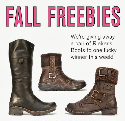 FALL FREEBIES! Rieker Boot Giveaway