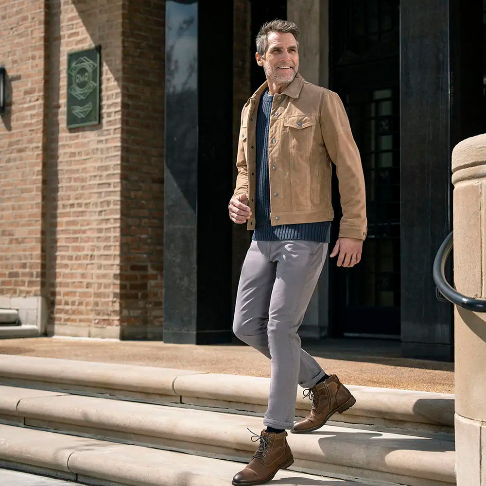 Florsheim Lodge Cap Toe Lace Boot Mens Shoes 