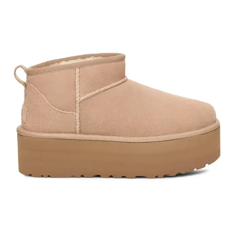 UGG Classic Ultra Mini Platform Womens Shoes Sand