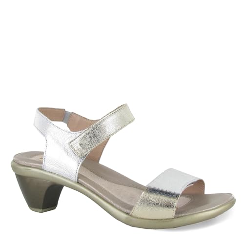 Naot Extant Avant Garde Sandal (40043) Womens Shoes Silver/Radiant Gold