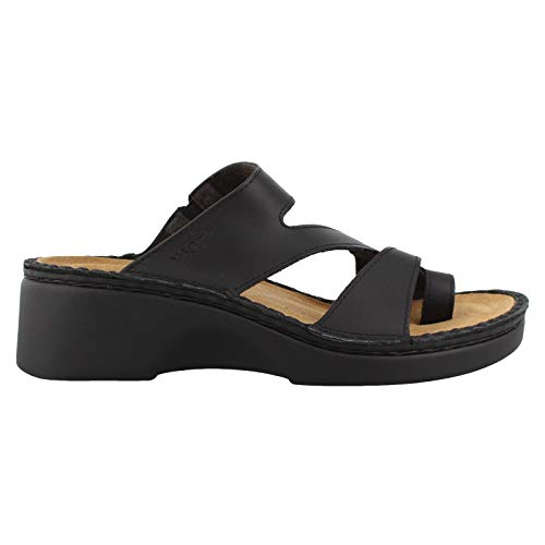 Naot Monterey Sandal (67830) Womens Shoes Black Matte Leather