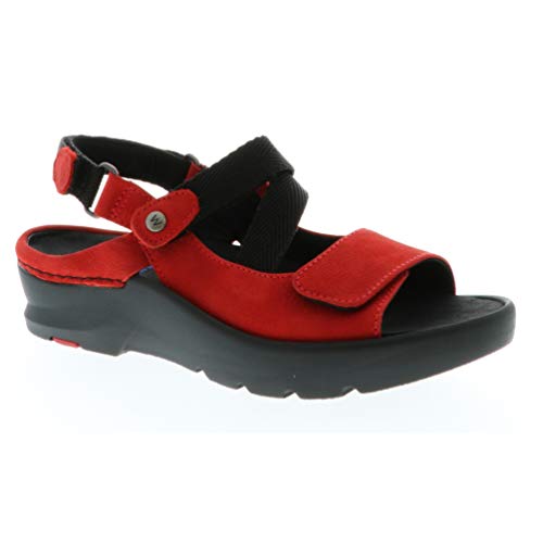 Wolky Lisse Sandal Womens Shoes 11-500 Red