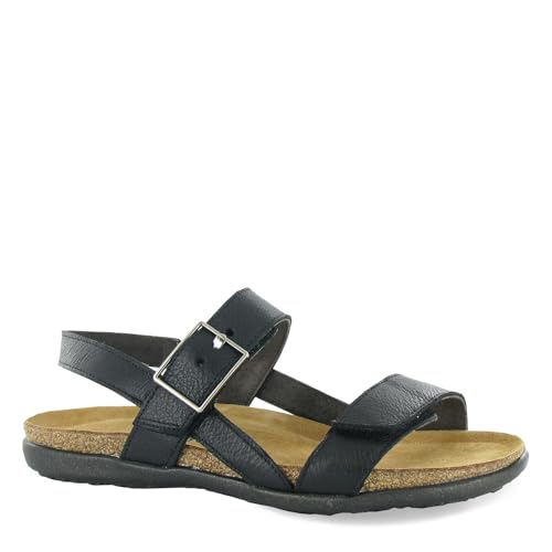 Naot Norah Sandal (7408) Womens Shoes Soft Black Leather