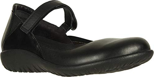Naot Koati Mary Jane Flat (11156) Womens Shoes Jet Black