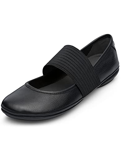 Camper Right Nina Leather Womens Shoes Black