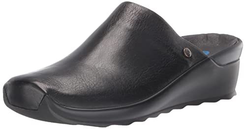 Wolky Strap Cloggy Clog Womens Shoes 500 Black