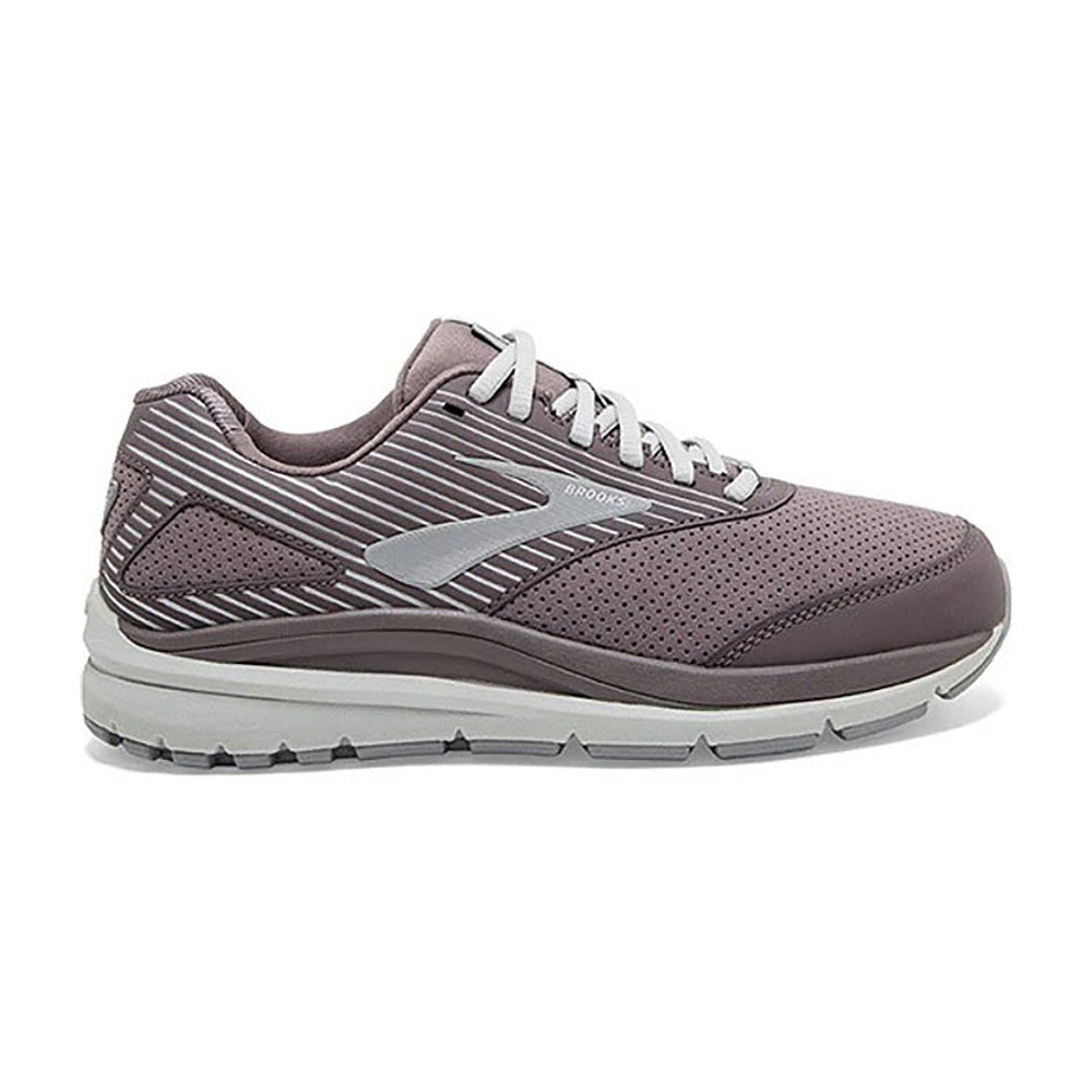 Brooks Addiction Walker Suede Womens Womens Shoes Shark/Alloy/Oyster
