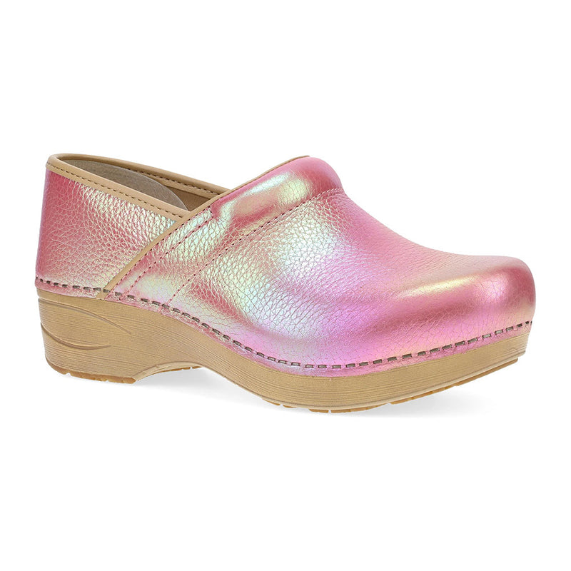 Dansko XP 2.0 Pink Iridescent Leather Womens Womens Shoes Pink Iridescent Leather