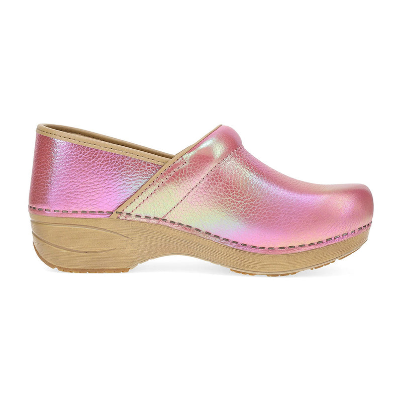 Dansko XP 2.0 Pink Iridescent Leather Womens Womens Shoes