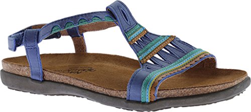 Naot Odelia Sandal (7409) Womens Shoes Pink Plum/Vintage Slate