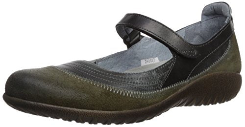 Naot Kirei (11042) - Oily Olive Suede Womens Shoes Oily Olive Suede/Vintage Smoke Leather