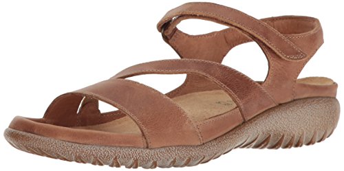 Naot Etera Sandal (11111) Womens Shoes Latte Brown Leather