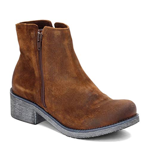Naot Wander Bootie (17609) Womens Shoes Brushed Seal Brown Suede