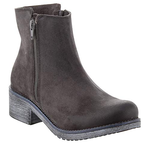 Naot Wander Bootie (17609) Womens Shoes Brushed Oily Midnight Suede