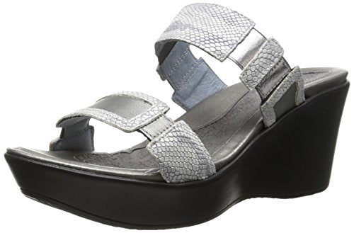 Naot Treasure Sandal (38014) Womens Shoes Black Madras/Black Patent Lthr