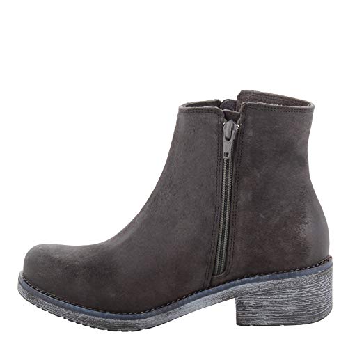 Naot Wander Bootie (17609) Womens Shoes Brushed Oily Midnight Suede