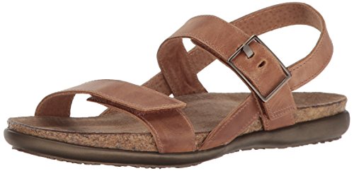 Naot Norah Sandal (7408) Womens Shoes Latte Brown Leather
