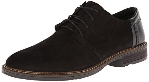 Naot Chief Oxford (80024) Mens Shoes Black Velvet Nubuck/Black Raven/Onyx