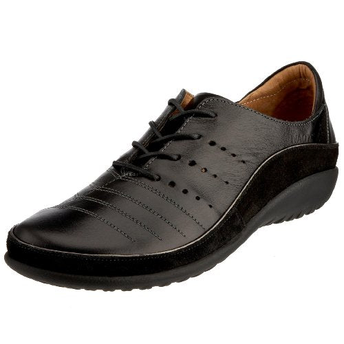 Naot Kumara (11450) Womens Shoes Black Madras/Black Suede