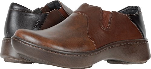 Naot Lenok Slip On Shoe (25048) Womens Shoes Black Raven/Coal/Black Madras