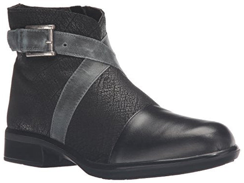 Naot Boreas Boot Womens Shoes Black Madras/Black Crackle/Smoke