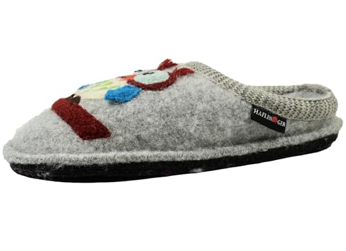 Haflinger Olivia Slippers Womens Shoes Silver Grey
