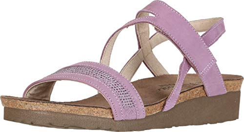 Naot Cameron Studded Sandal (7309) Womens Shoes Lilac Nubuck/Lilac w/ Gray Rivets