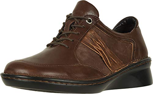 Naot Mezzo Leather Sneaker (35118) Womens Shoes Toffee Brown/Coffee Bean/Saddle Brown/Pecan Brown