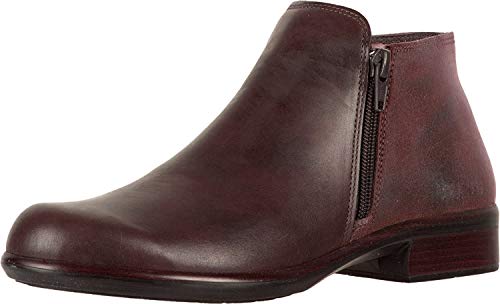 Naot Helm Bootie (26030) - Cognac/AntBrown Womens Shoes Bordeaux Leather/Violet Nubuck