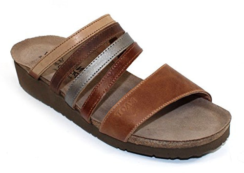 Naot Peyton Strappy Sandal (4021) Womens Shoes Latte Brown Lthr/Maple Brown Lthr/Mirror Lthr/Saddle Brown Lthr/Vintage Camel Lthr