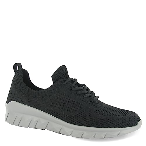 Naot Galaxy Knit Sneaker (18027) Womens Shoes Black Knit