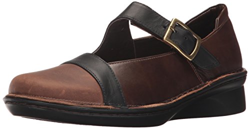 Naot Rhythm Mary Jane Womens Shoes Black Velvet/Black Raven/Black Luster