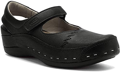 Wolky Strap Cloggy Clog Womens Shoes 500 Black