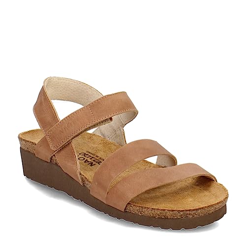 Naot Kayla Sandal Latte Brown (7806-E69) Womens Shoes Latte Brown Leather